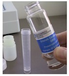 VOA vial containing GRO water sample...Click here for procedure